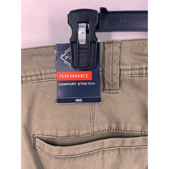 St. Johns Bay Mens Cargo Style Straight Leg Pants Size 40 x 30 Comfort Stretch - Picture 5 of 6